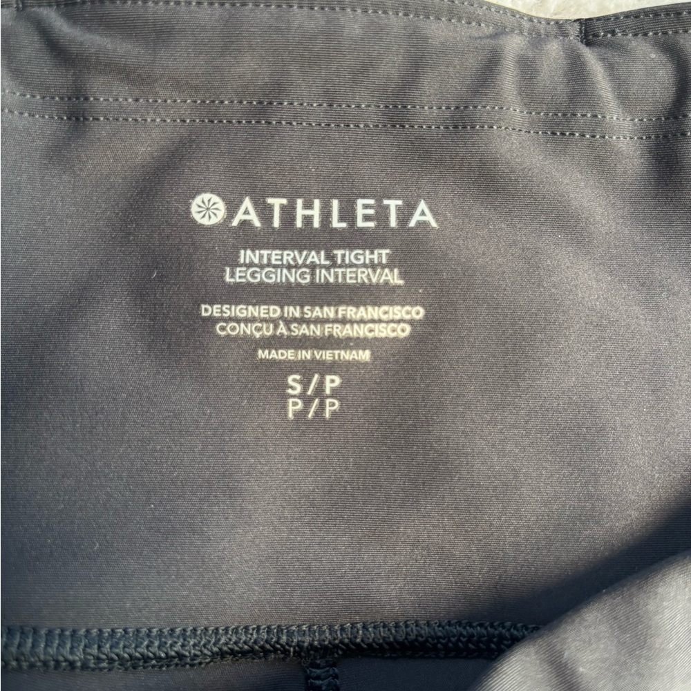 Athleta Interval Tight, Petite small, black - Picture 6 of 6